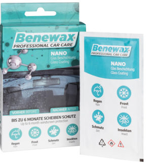 Zur Wunschliste hinzufügen Benewax Nanowachs Scheibenschutz