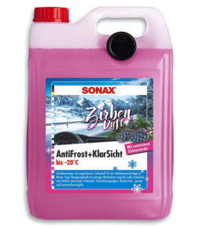 SONAX AntiFrost&KlarSicht Scheibenreiniger Zirbe – 20°C 01315000, 5l