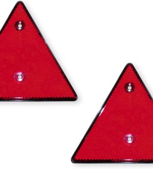 LAS 10210 Dreieck Reflektor rot, 2 Stück